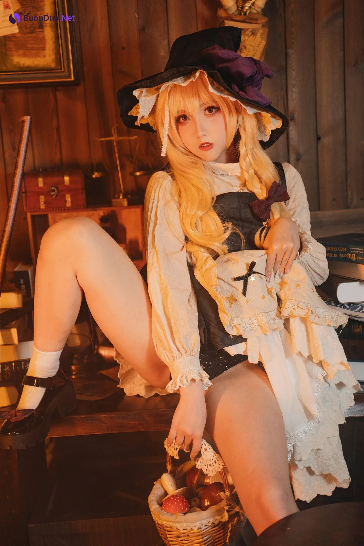 Cosplay 小和甜酒 魔理沙吃了蘑菇之后 - Photo 4