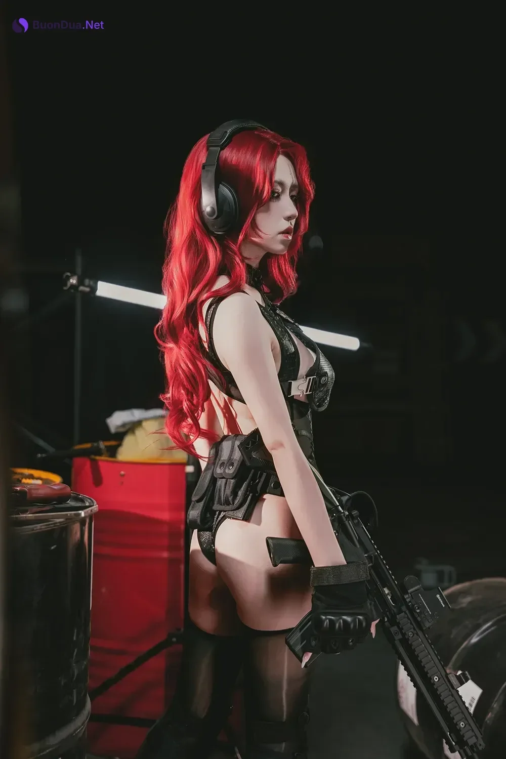 Cosplay 双木扶苏 – 明日方舟 史尔特尔·得体社战术风 - Photo 10