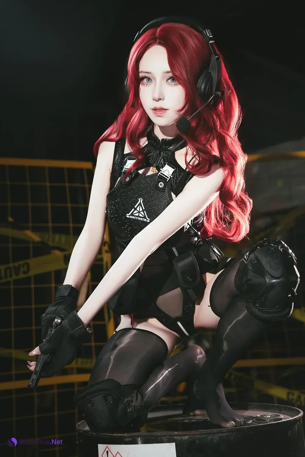 Cosplay 双木扶苏 – 明日方舟 史尔特尔·得体社战术风 - Photo 12