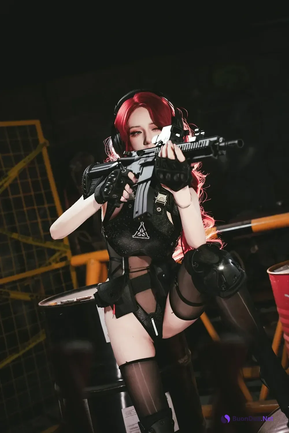 Cosplay 双木扶苏 – 明日方舟 史尔特尔·得体社战术风 - Photo 2