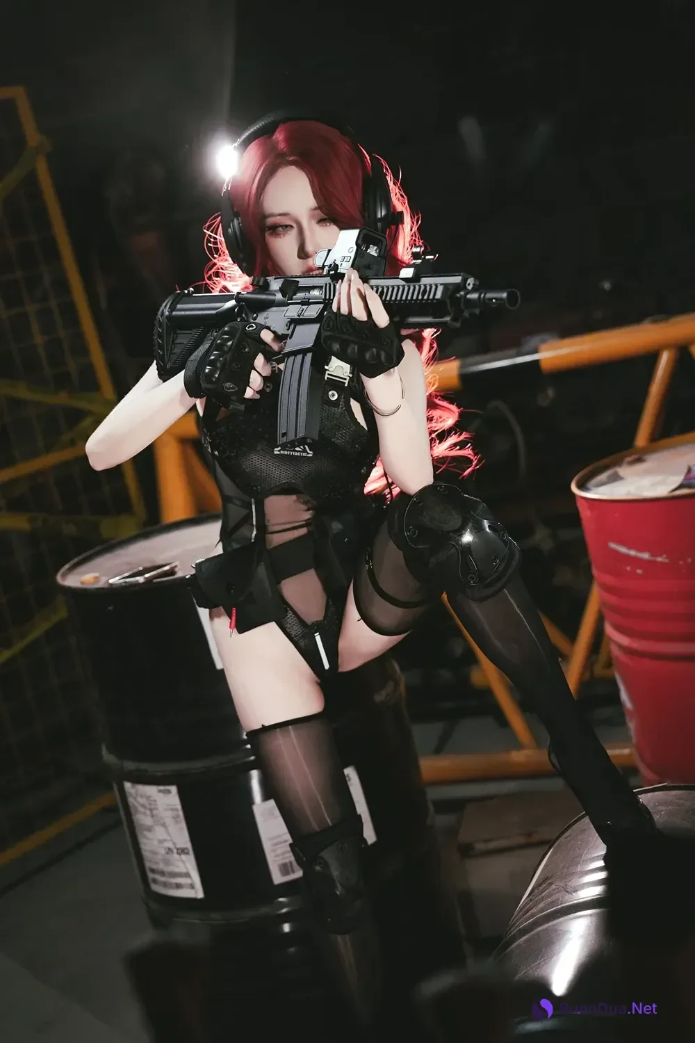 Cosplay 双木扶苏 – 明日方舟 史尔特尔·得体社战术风 - Photo 3