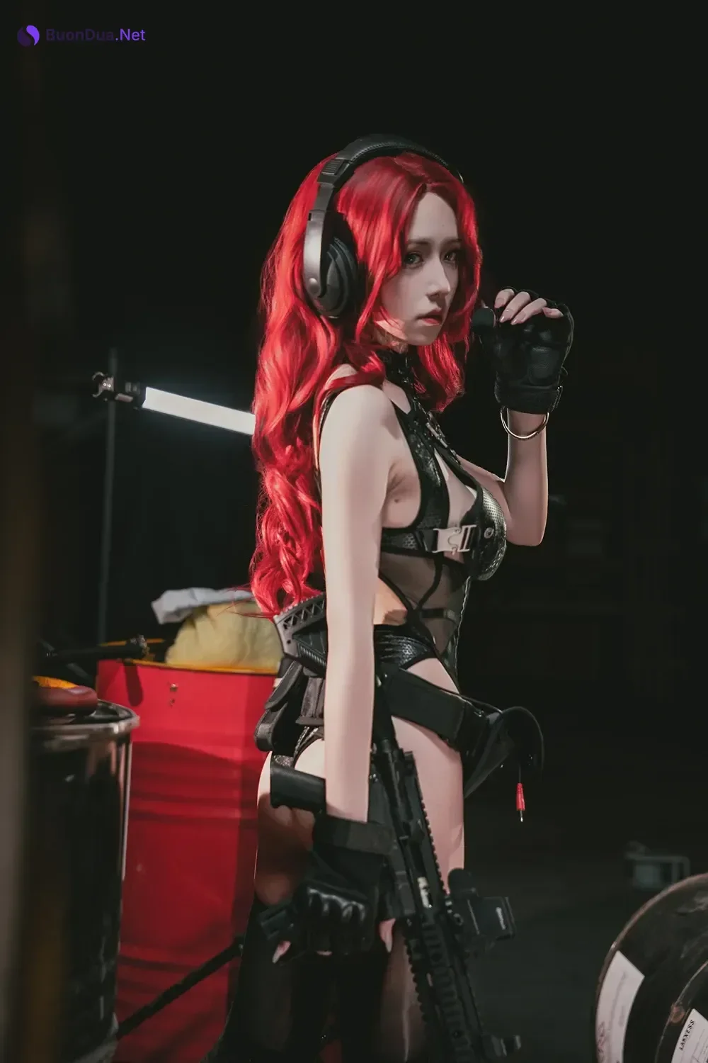 Cosplay 双木扶苏 – 明日方舟 史尔特尔·得体社战术风 - Photo 9