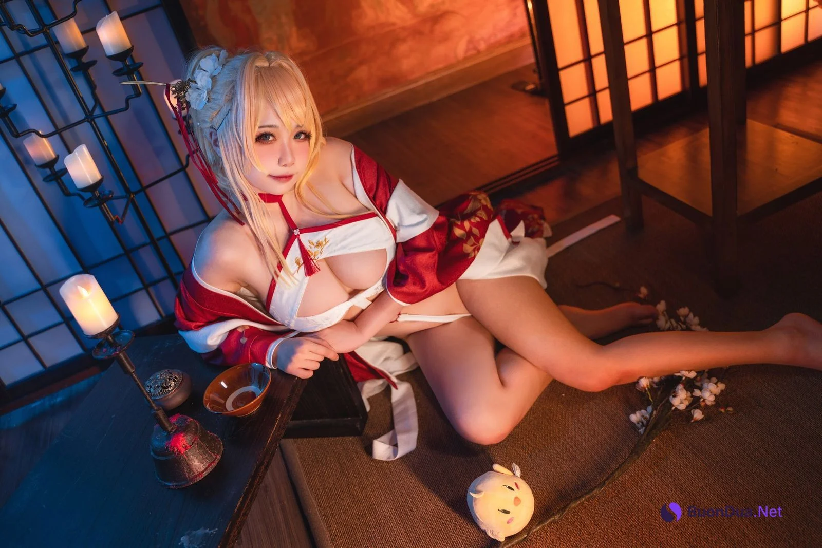 Cosplay 贞子蜜桃 碧蓝航线 新春光荣 - Photo 15
