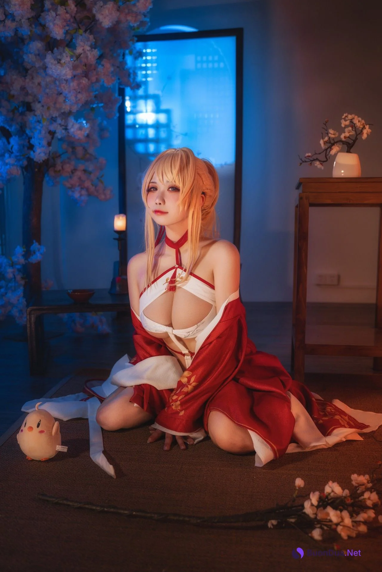 Cosplay 贞子蜜桃 碧蓝航线 新春光荣 - Photo 17