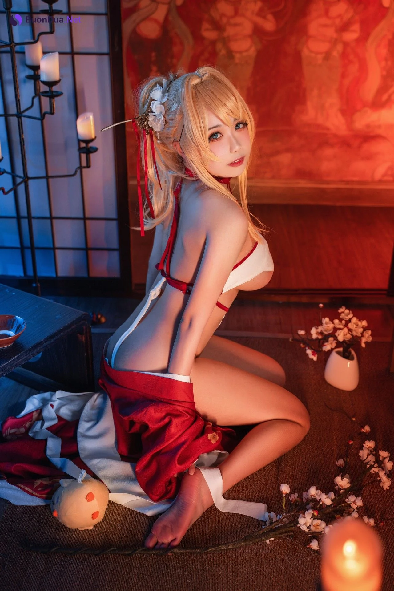 Cosplay 贞子蜜桃 碧蓝航线 新春光荣 - Photo 18
