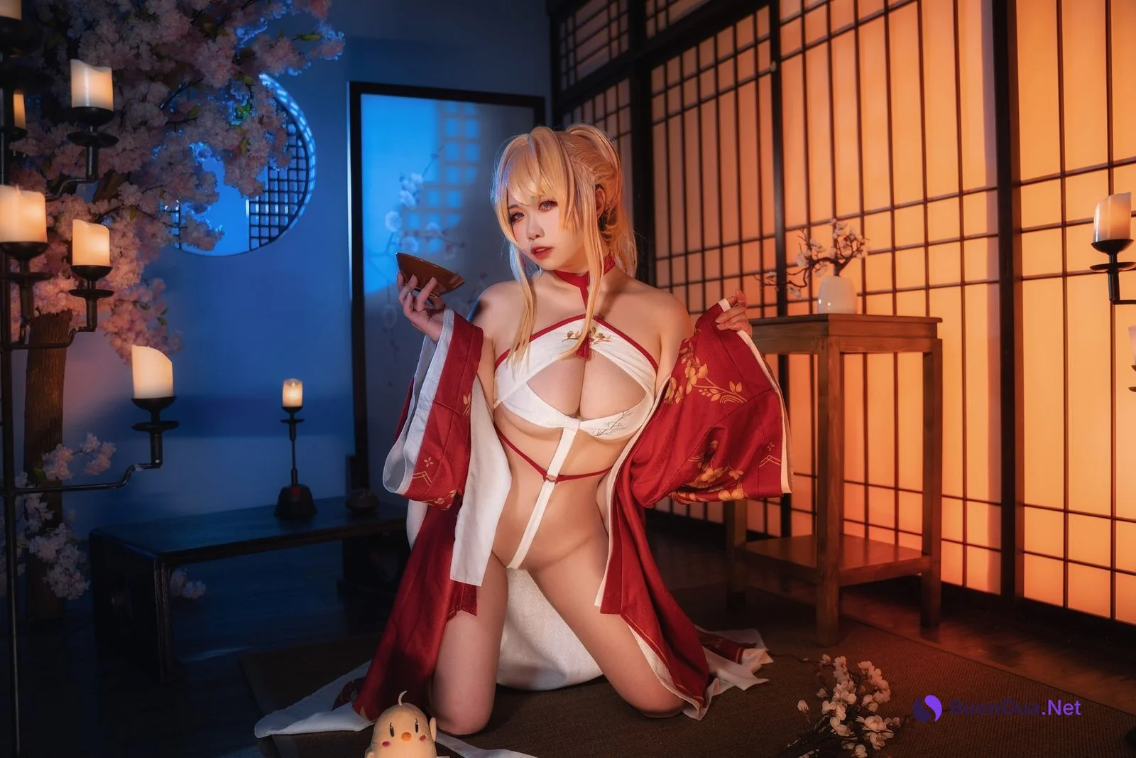 Cosplay 贞子蜜桃 碧蓝航线 新春光荣 - Photo 19