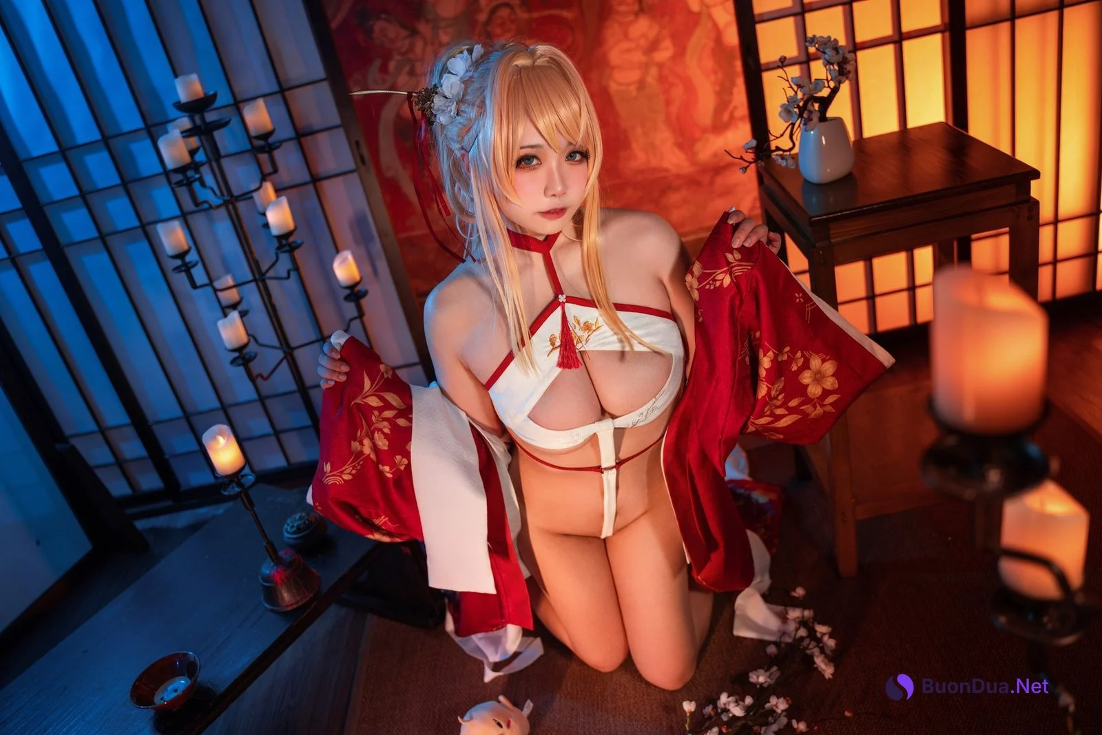 Cosplay 贞子蜜桃 碧蓝航线 新春光荣 - Photo 4