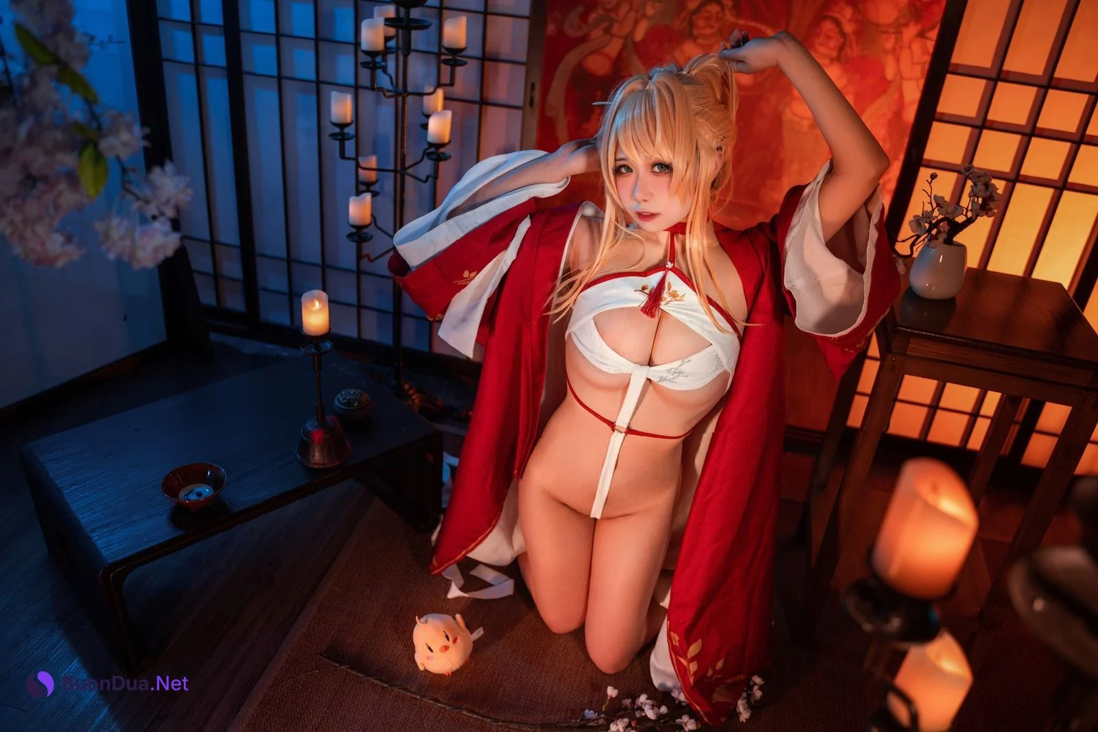 Cosplay 贞子蜜桃 碧蓝航线 新春光荣 - Photo 5