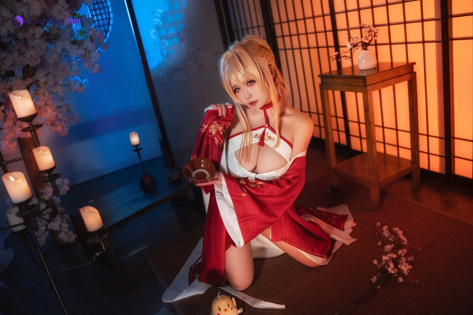 Cosplay 贞子蜜桃 碧蓝航线 新春光荣 - Photo 9