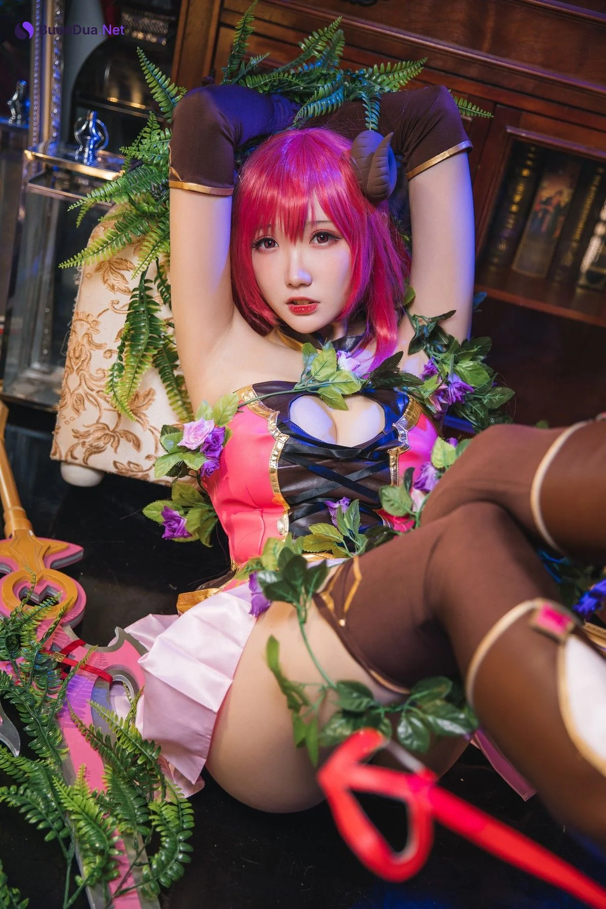 Cosplay 瓜希酱 公主连结 支仓伊绪 - Photo 2