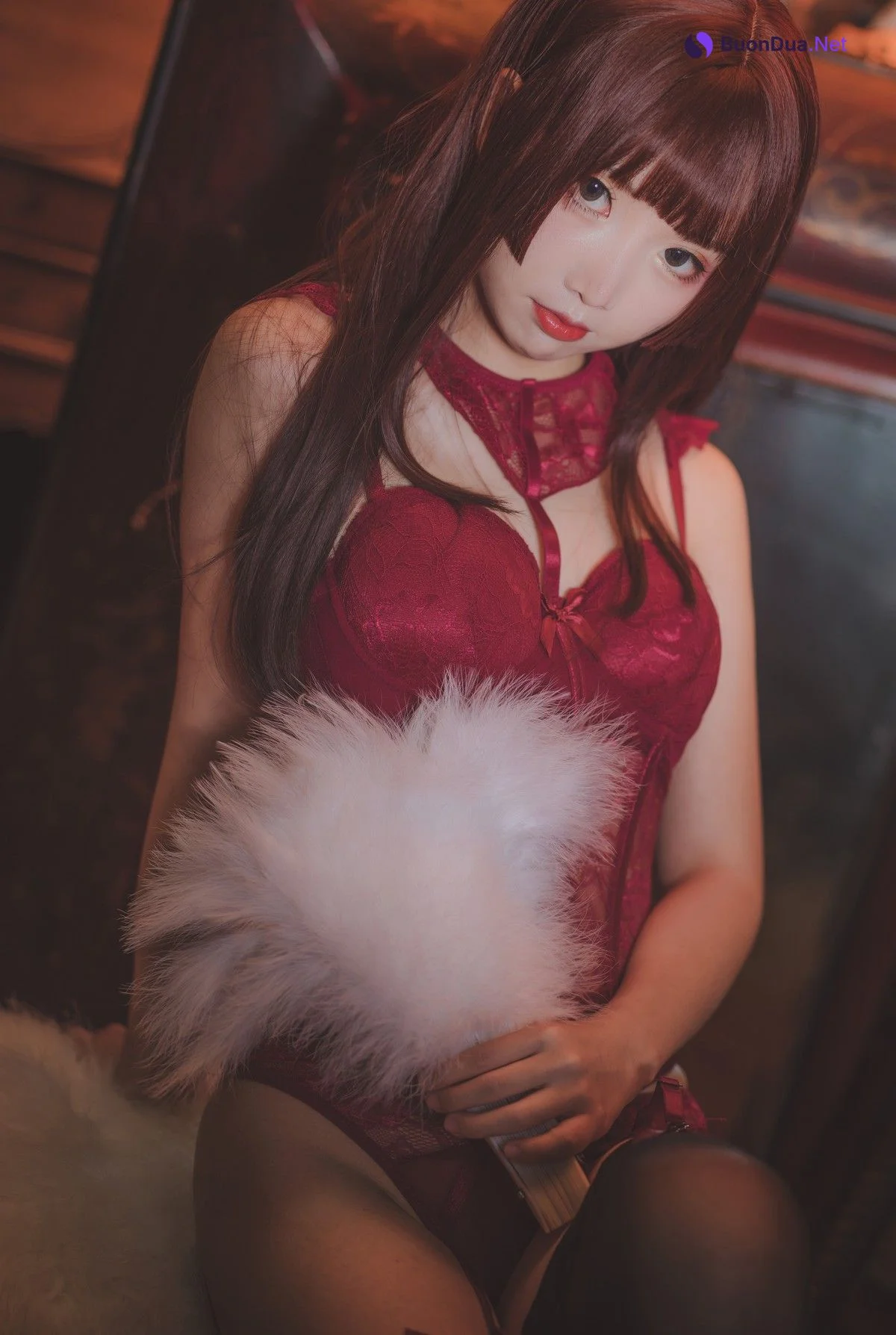 Cosplay 面饼仙儿 脑内少女 红色束衣 - Photo 11
