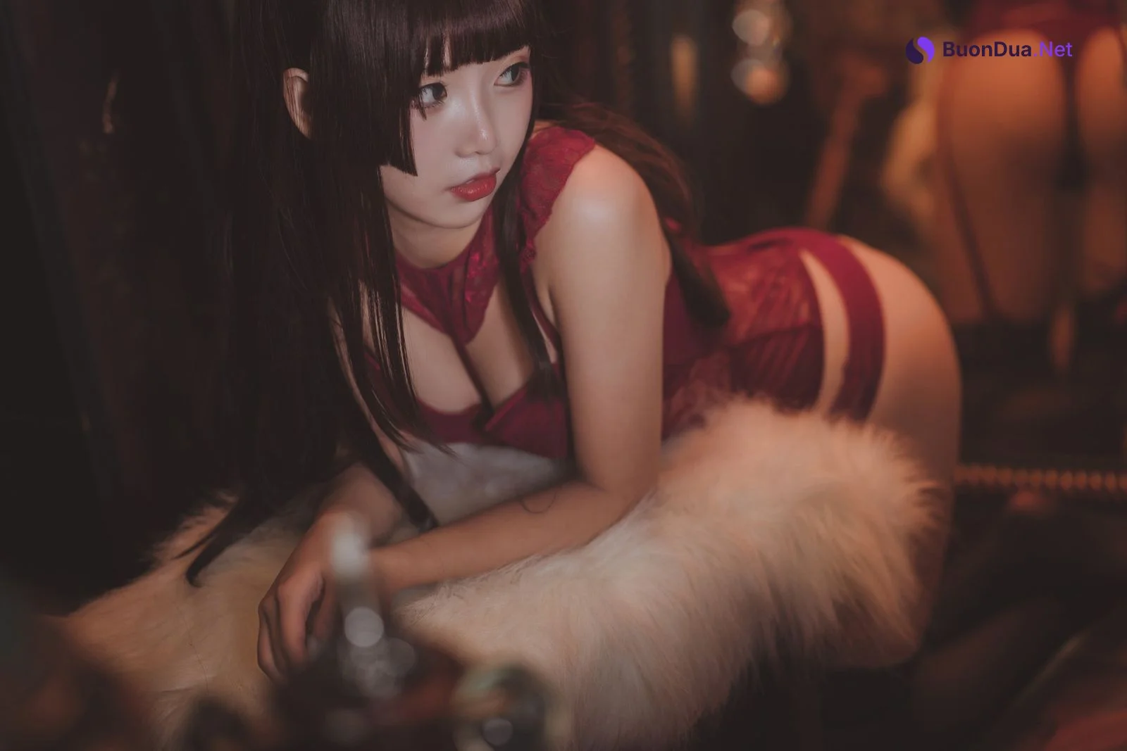 Cosplay 面饼仙儿 脑内少女 红色束衣 - Photo 12