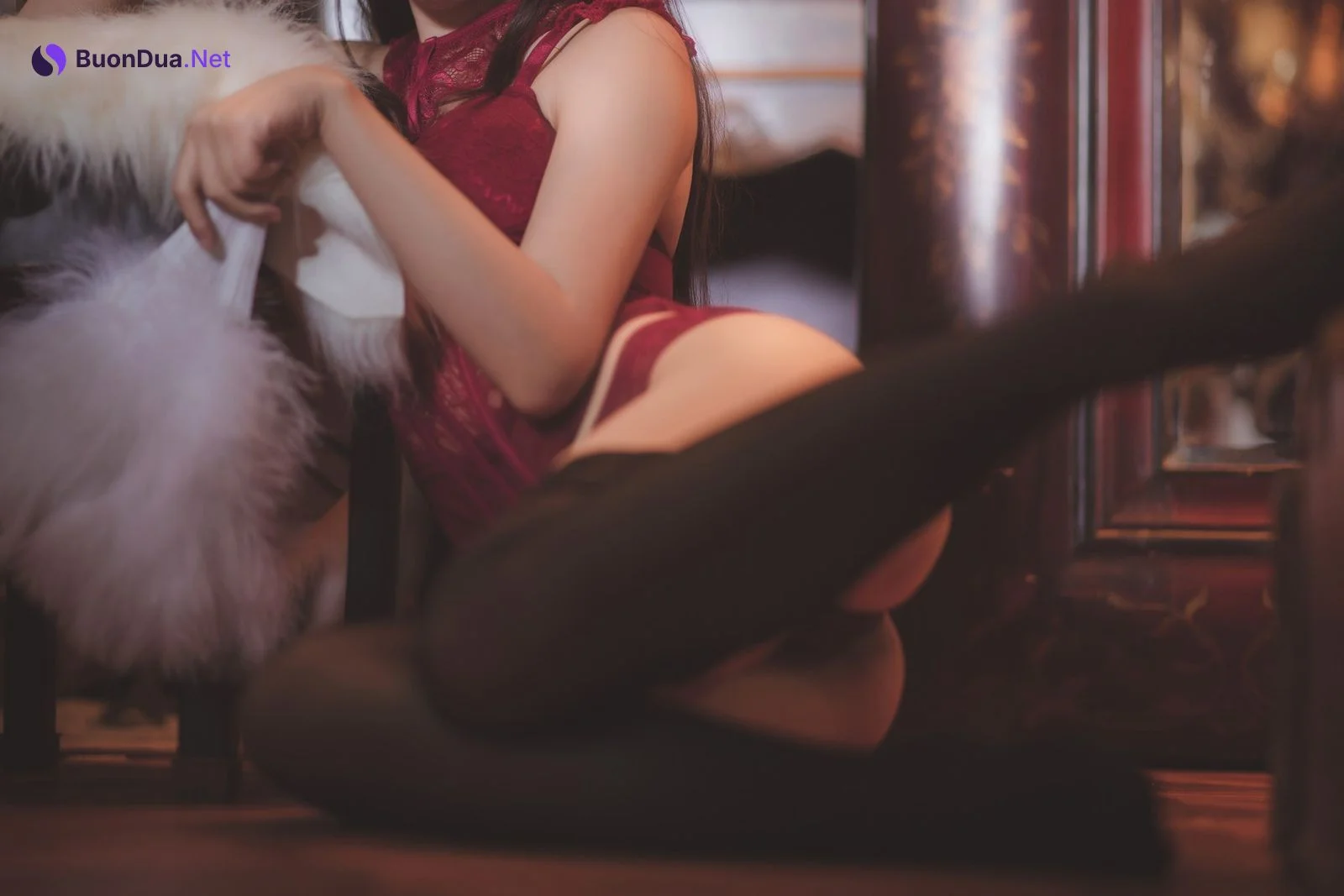 Cosplay 面饼仙儿 脑内少女 红色束衣 - Photo 13