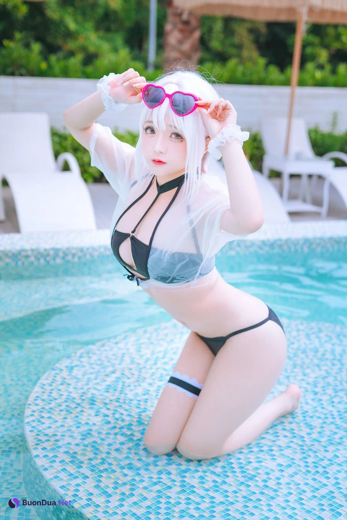 Cosplay 日奈娇 天狼星泳装 - Photo 12