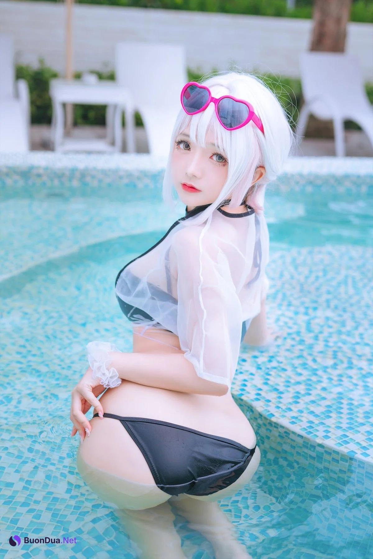 Cosplay 日奈娇 天狼星泳装 - Photo 2