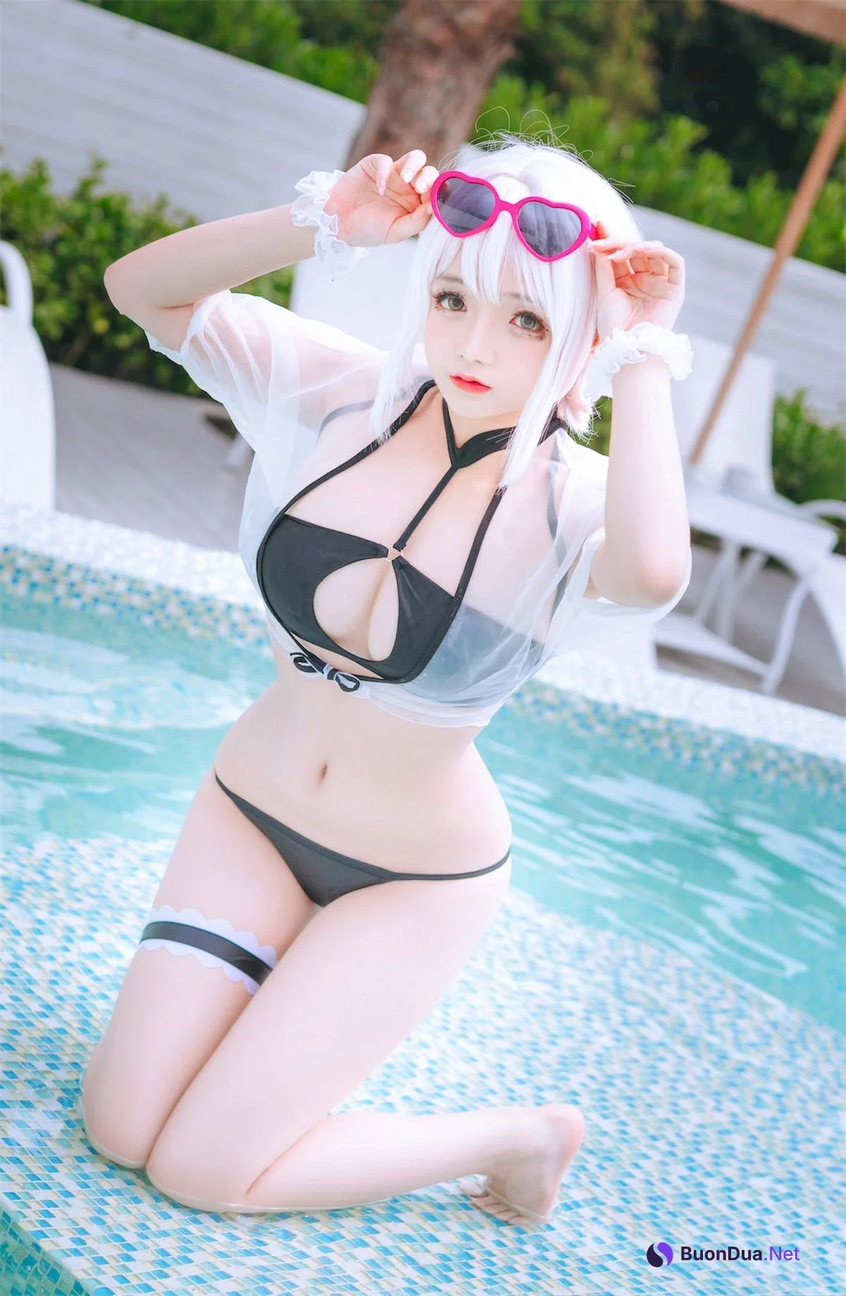 Cosplay 日奈娇 天狼星泳装 - Photo 4