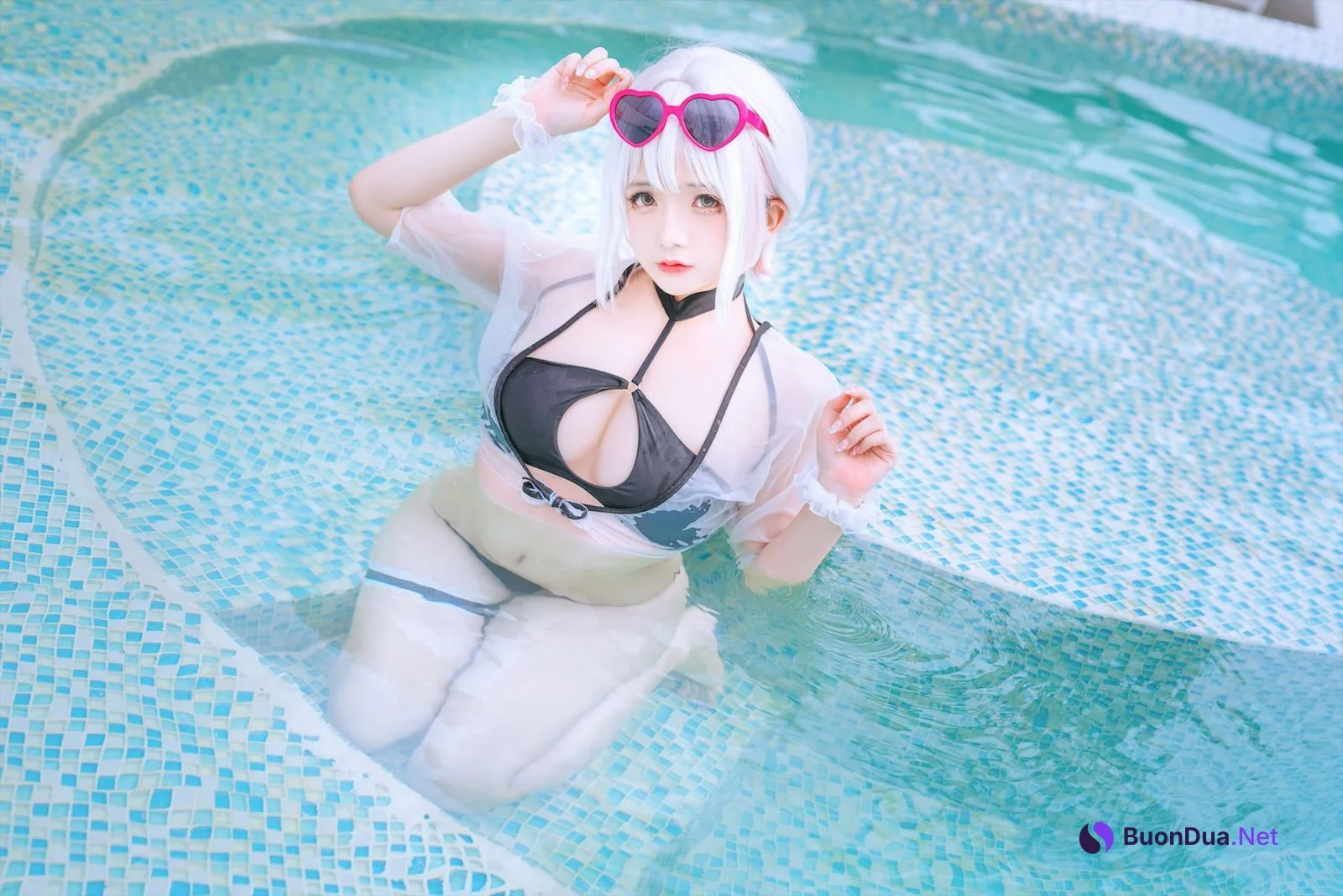 Cosplay 日奈娇 天狼星泳装 - Photo 6