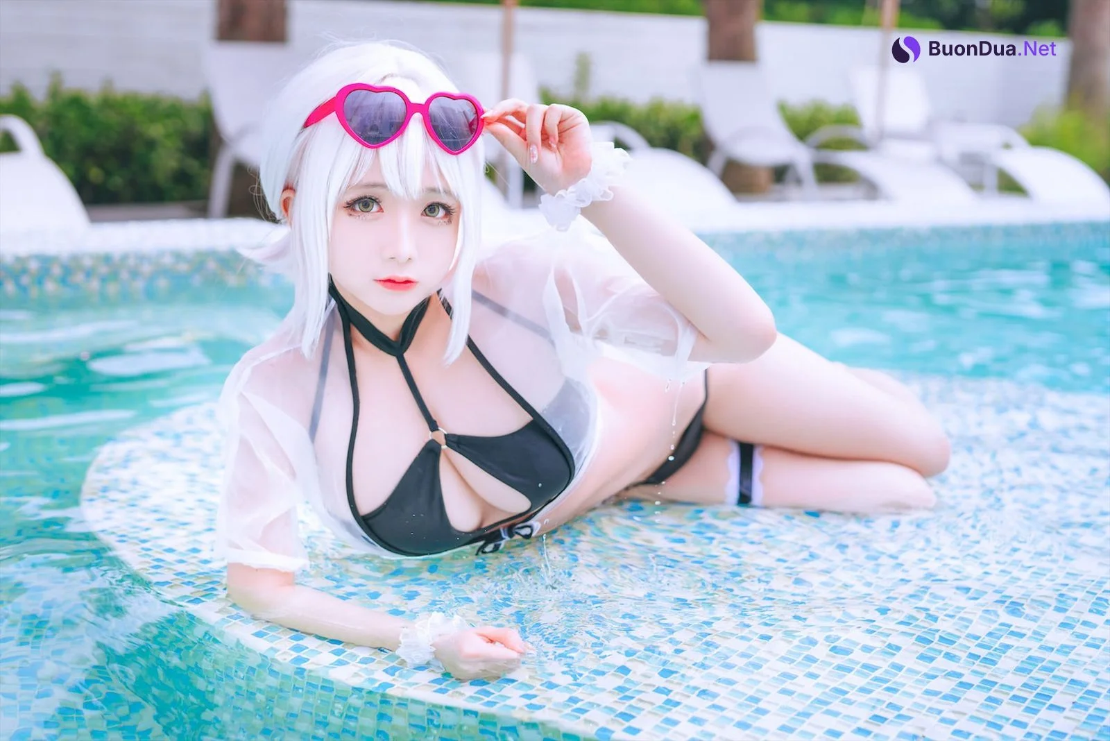 Cosplay 日奈娇 天狼星泳装 - Photo 9