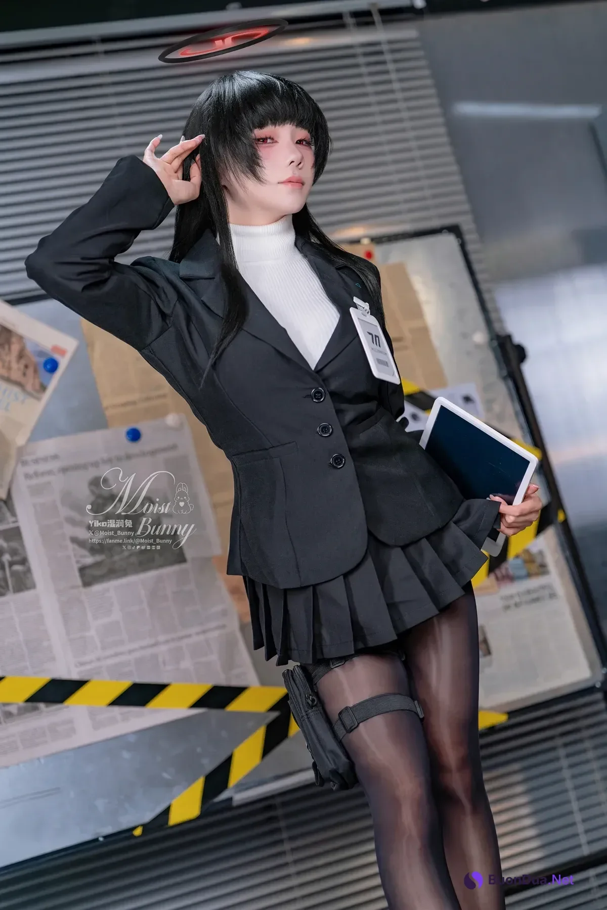 Cosplay 黏黏团子兔 – 碧蓝档案-调月莉音 - Photo 2