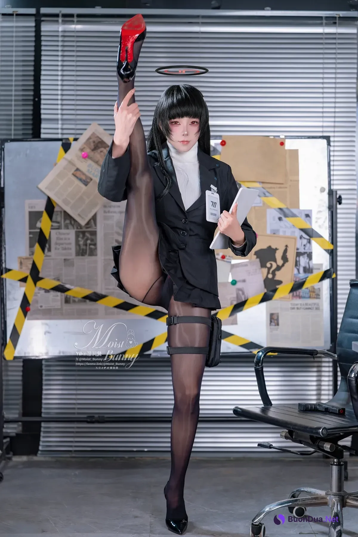 Cosplay 黏黏团子兔 – 碧蓝档案-调月莉音 - Photo 6