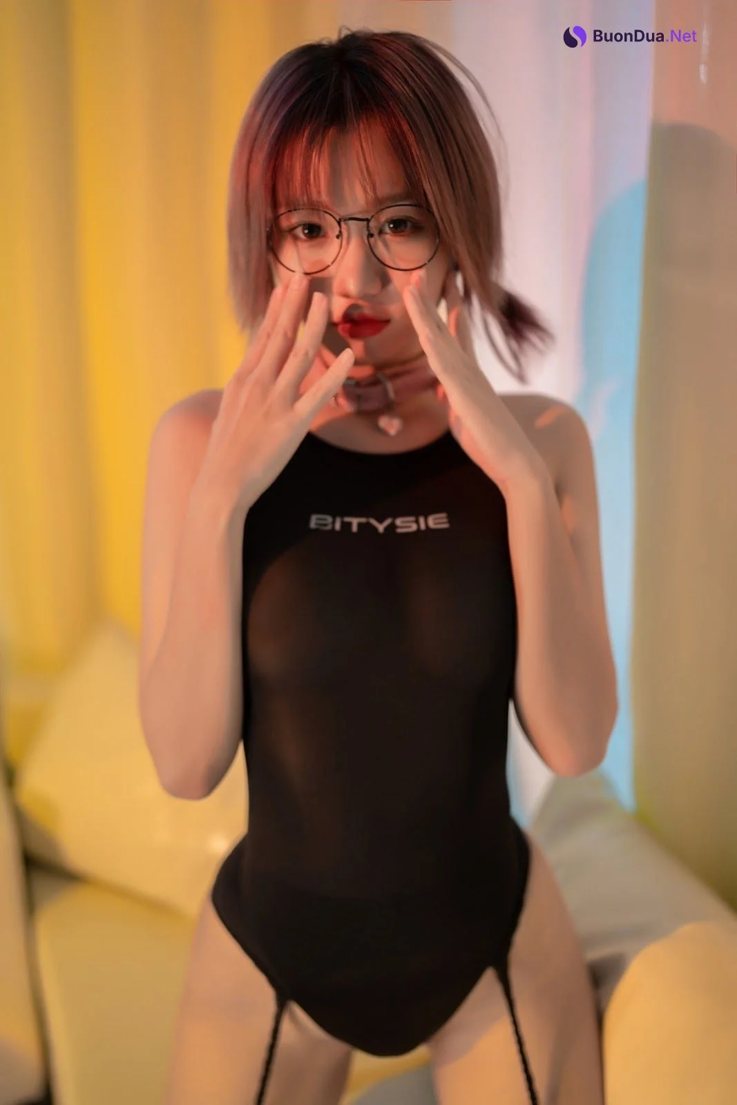 Cosplay 柒柒要乖哦 竞泳水着 - Photo 2