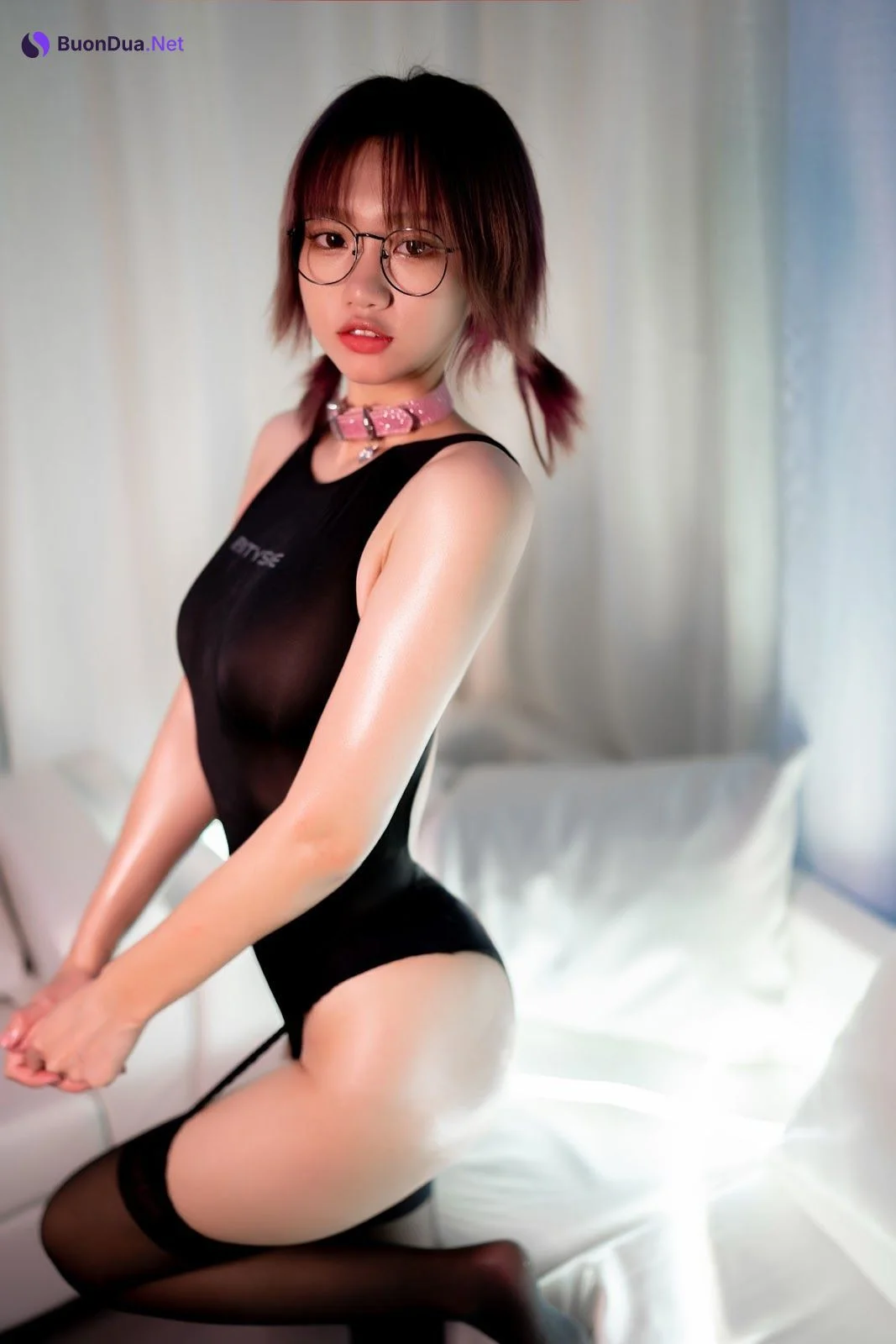 Cosplay 柒柒要乖哦 竞泳水着 - Photo 7
