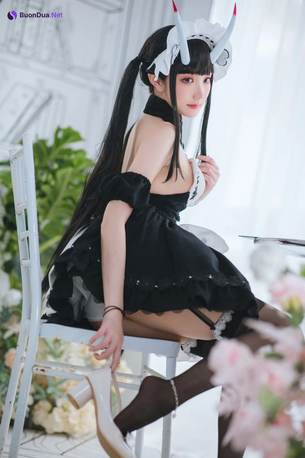 Cosplay 瓜希酱 能代女仆 - Photo 11