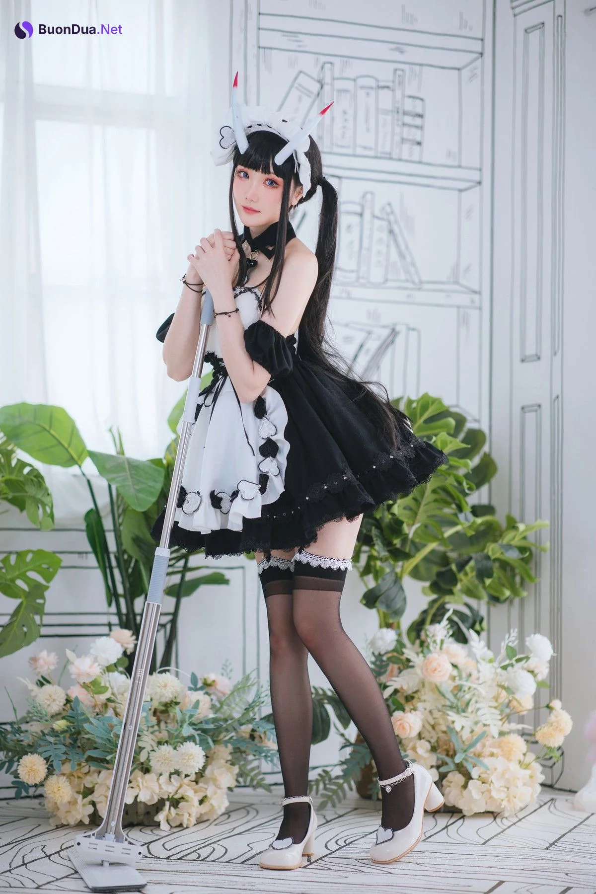 Cosplay 瓜希酱 能代女仆 - Photo 12