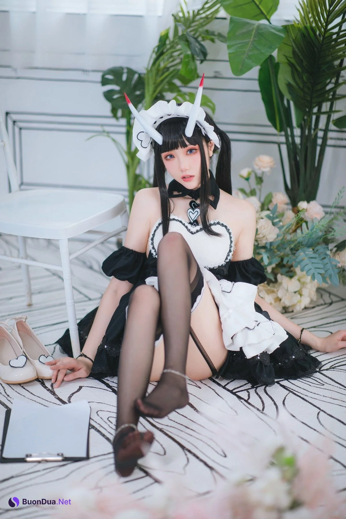 Cosplay 瓜希酱 能代女仆 - Photo 17