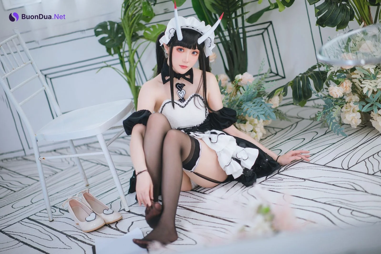 Cosplay 瓜希酱 能代女仆 - Photo 18