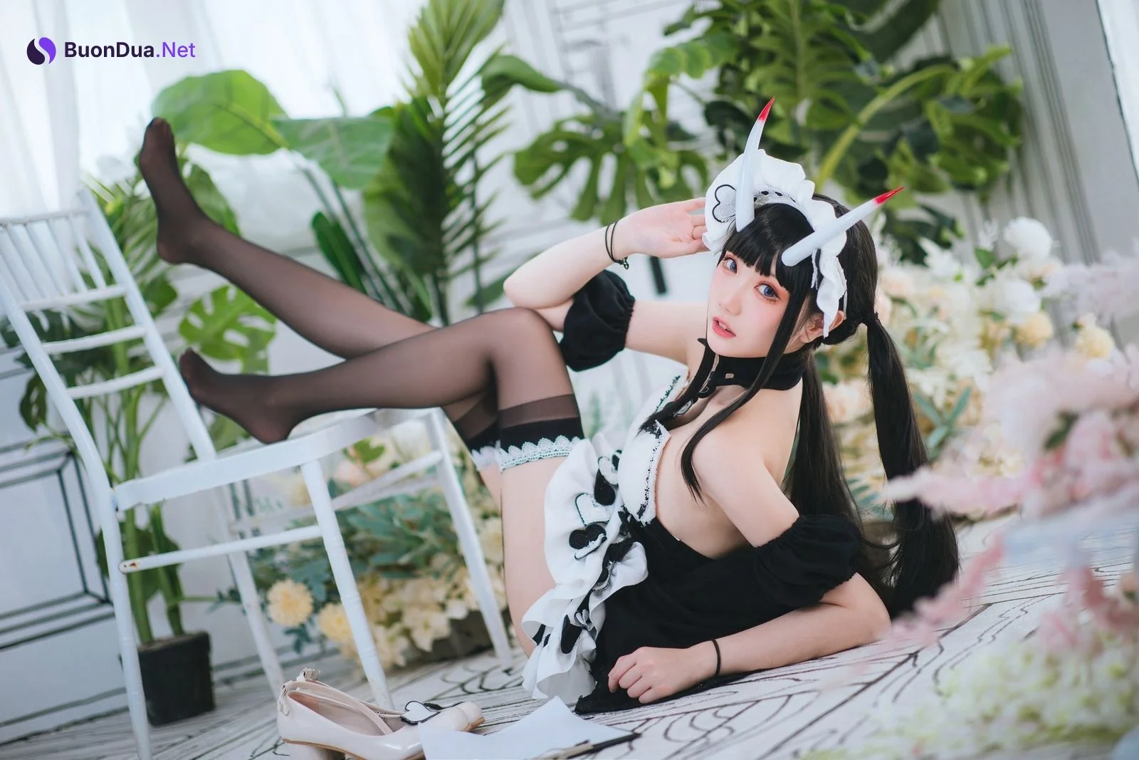 Cosplay 瓜希酱 能代女仆 - Photo 19