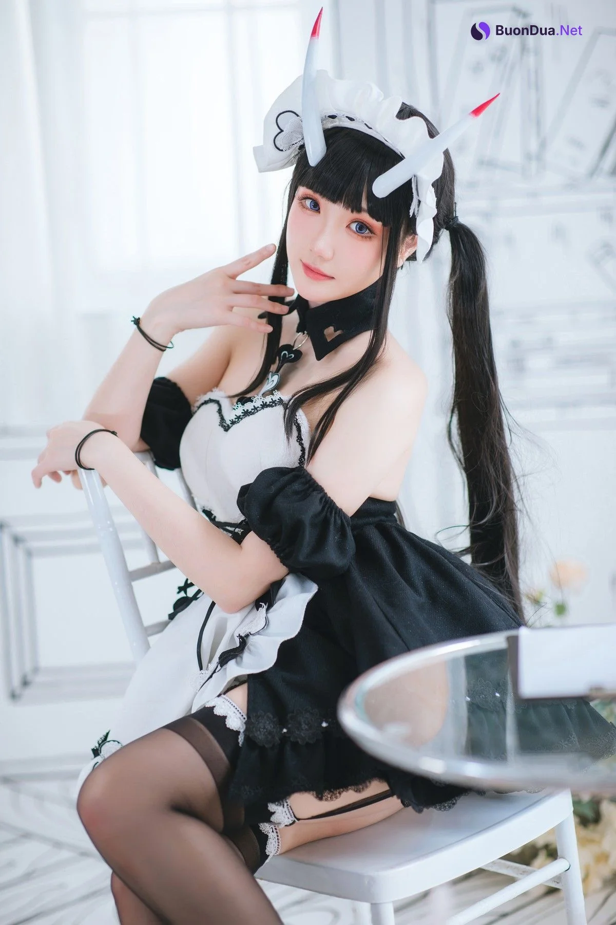 Cosplay 瓜希酱 能代女仆 - Photo 7