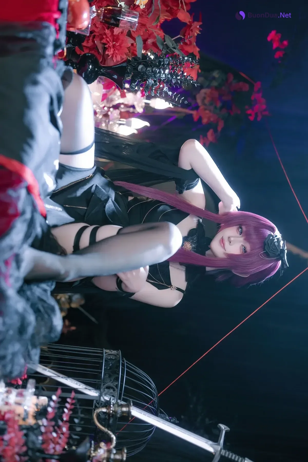 Cosplay 屿鱼 – 崩坏 星穹铁道 卡芙卡 缚月之夜 - Photo 14