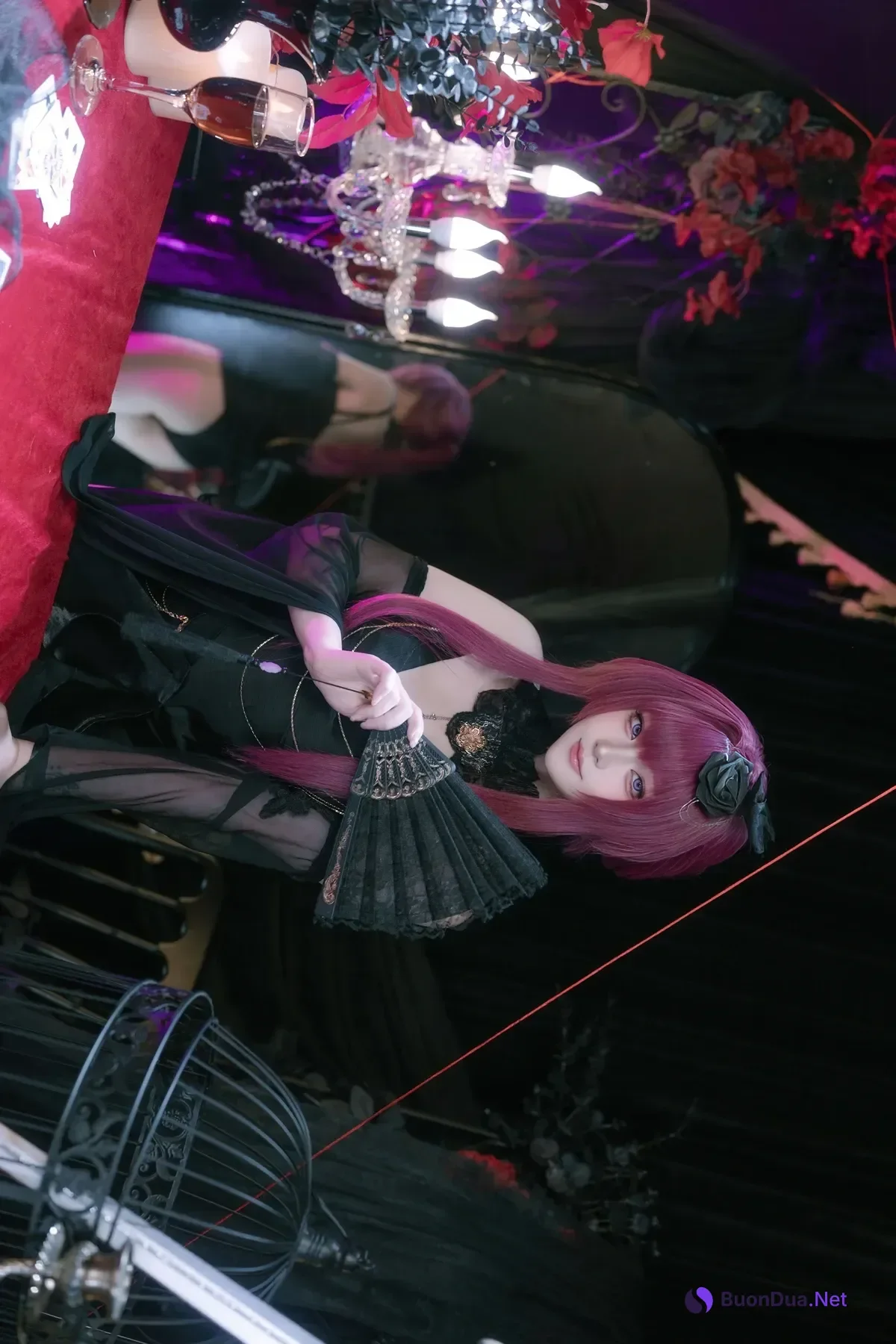 Cosplay 屿鱼 – 崩坏 星穹铁道 卡芙卡 缚月之夜 - Photo 3
