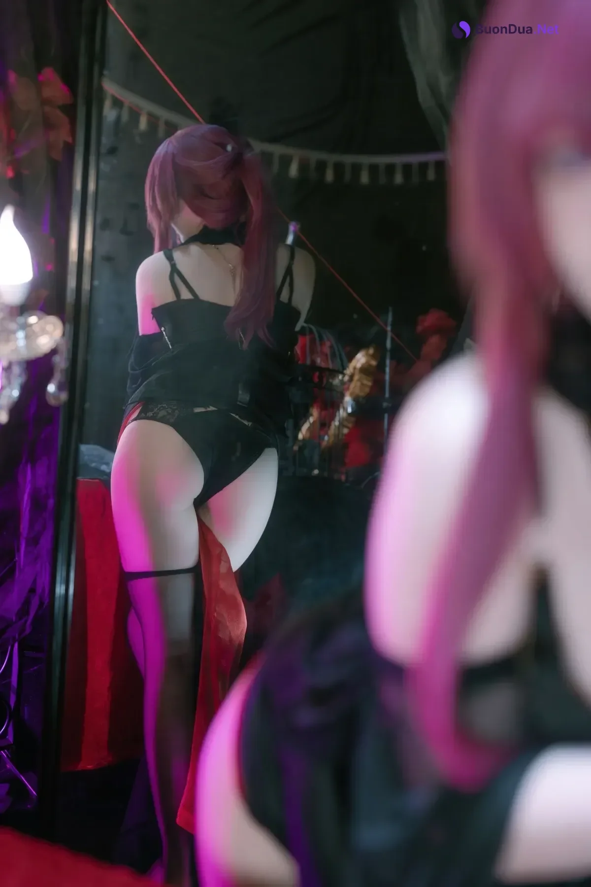 Cosplay 屿鱼 – 崩坏 星穹铁道 卡芙卡 缚月之夜 - Photo 6