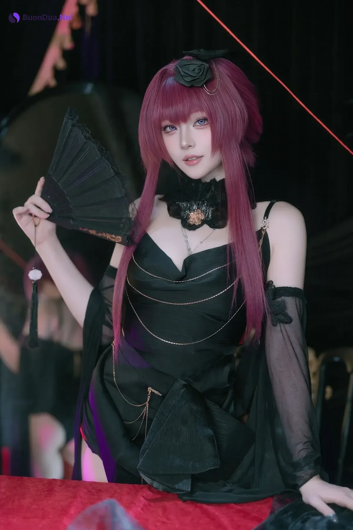 Cosplay 屿鱼 – 崩坏 星穹铁道 卡芙卡 缚月之夜 - Photo 7