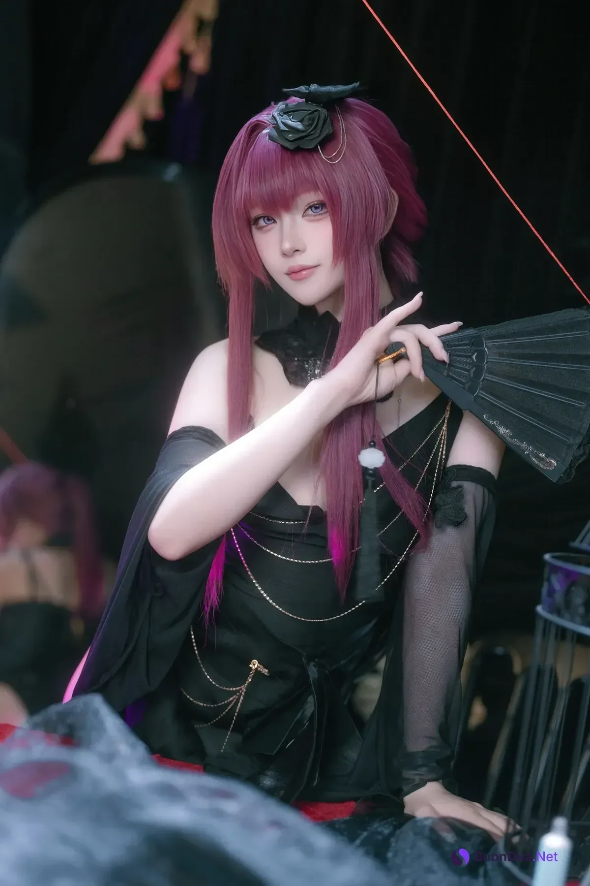 Cosplay 屿鱼 – 崩坏 星穹铁道 卡芙卡 缚月之夜 - Photo 8
