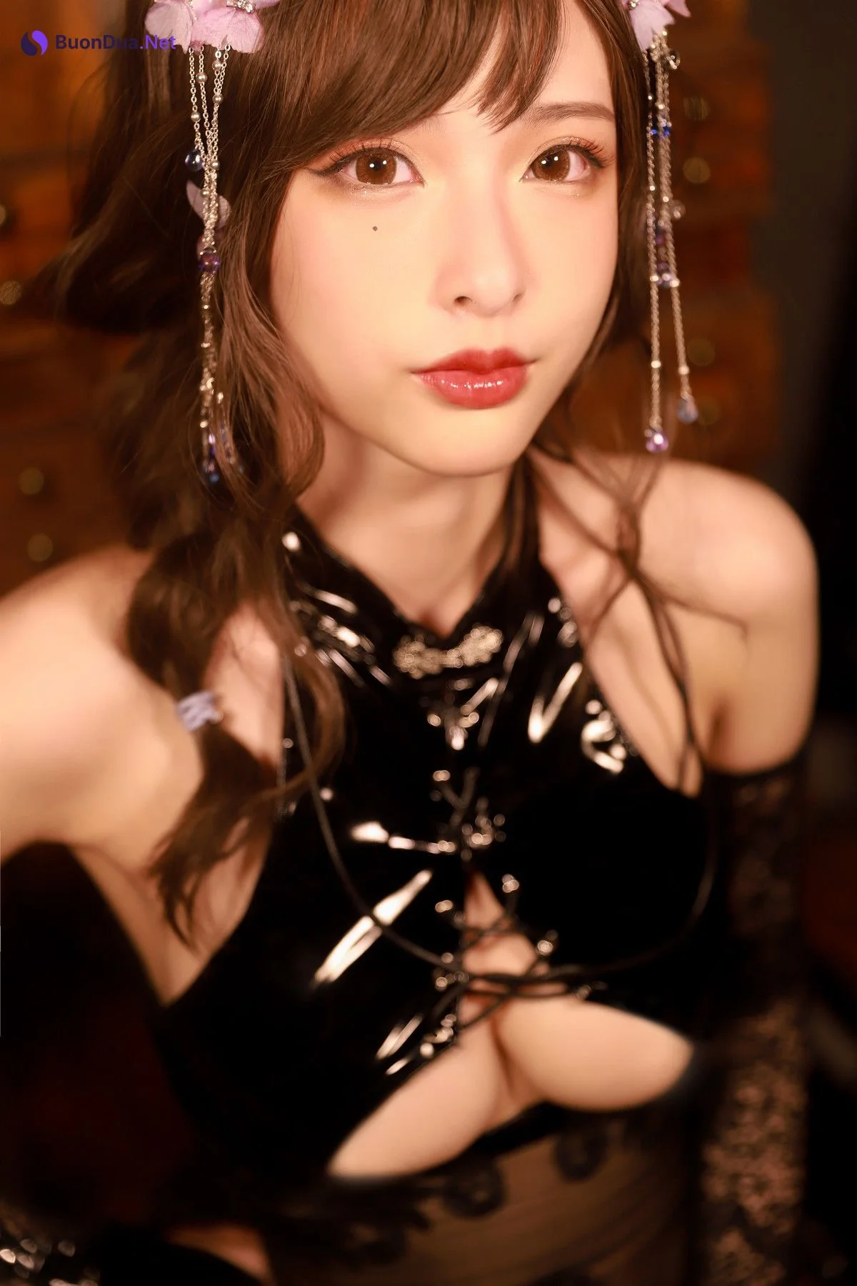 Cosplay 清水由乃 靡烟旗袍 - Photo 12