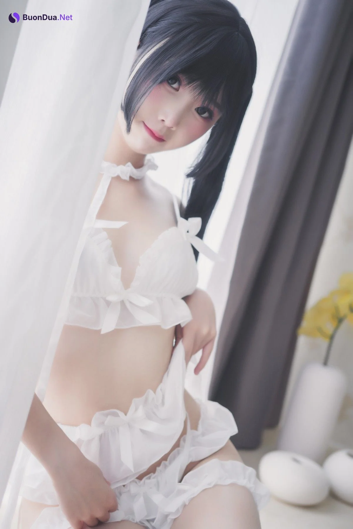 Cosplay 面饼仙儿 脑内少女 白内衣 - Photo 8