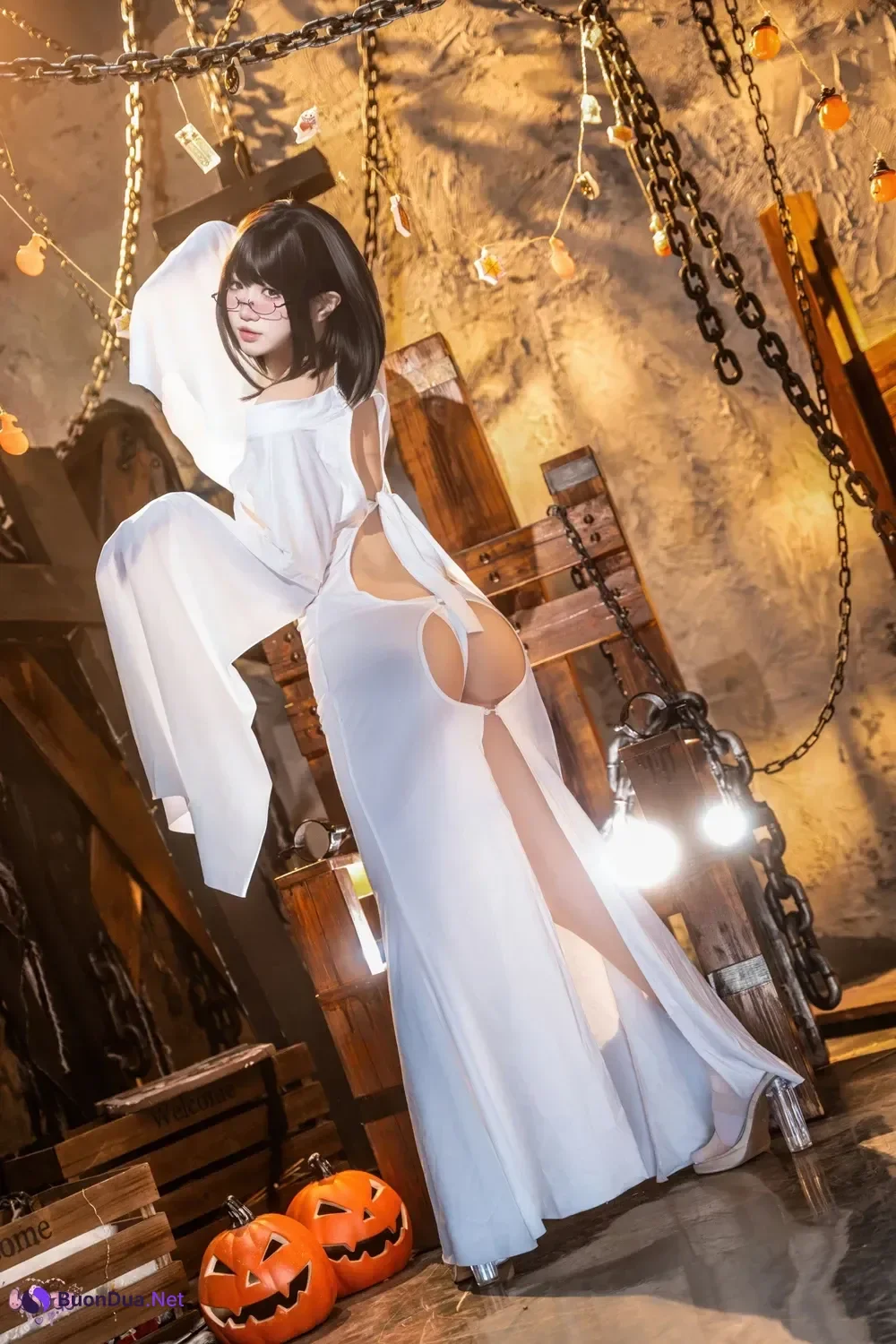 Cosplay 柒柒要乖哦 – 幽灵娘 - Photo 8