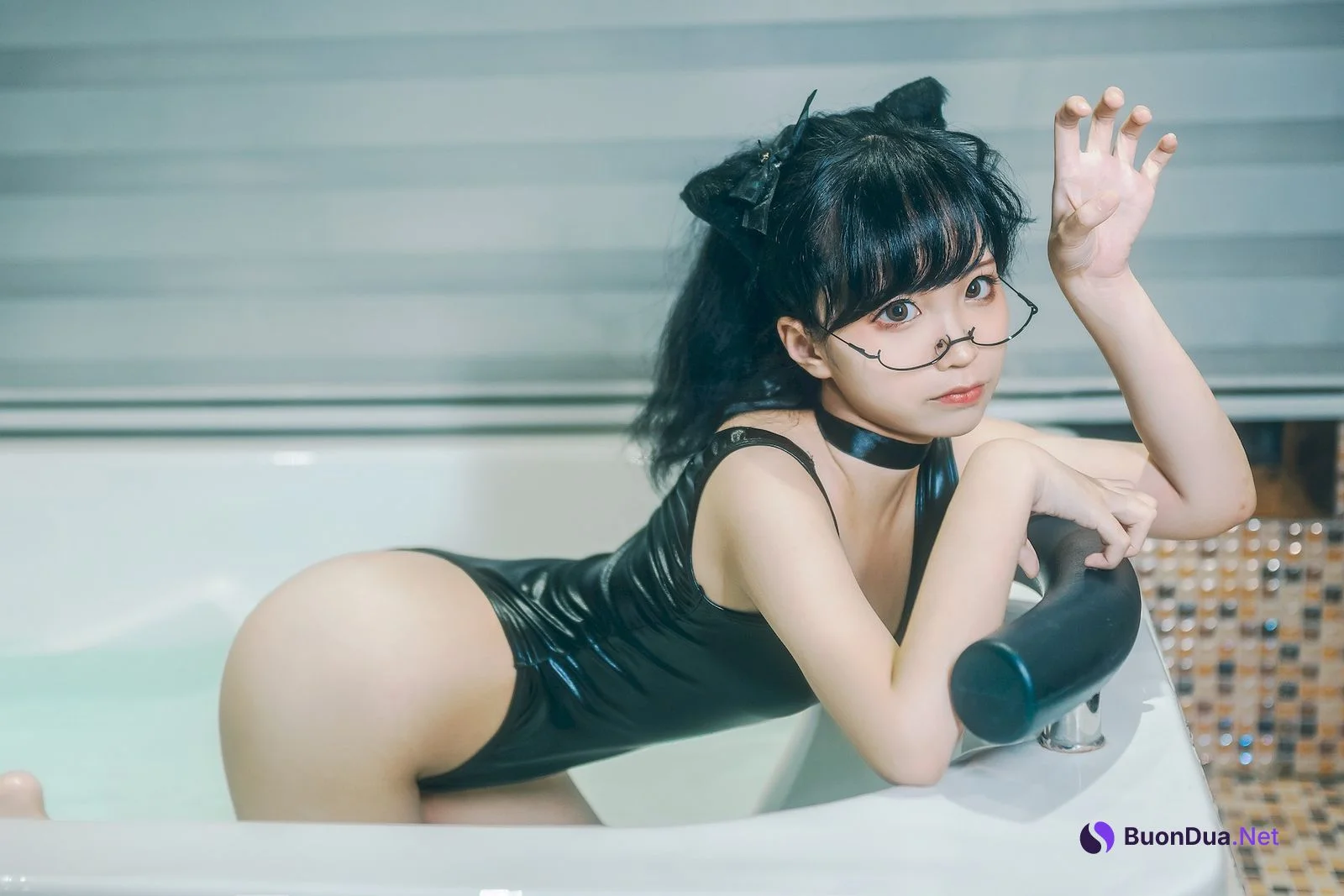蠢沫沫 Cosplay 猫耳死库水 - Photo 4