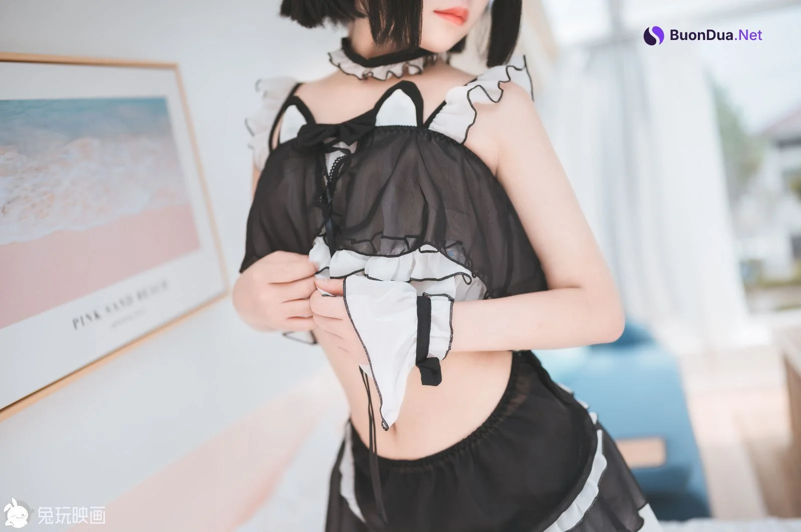 Cosplay 兔玩映画 黑丝猫耳 - Photo 13