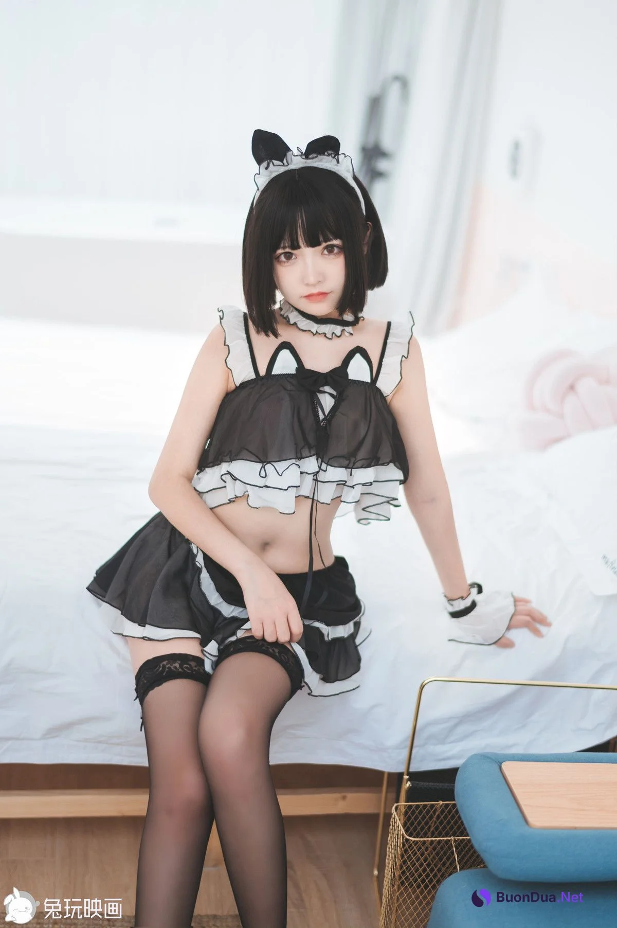 Cosplay 兔玩映画 黑丝猫耳 - Photo 4