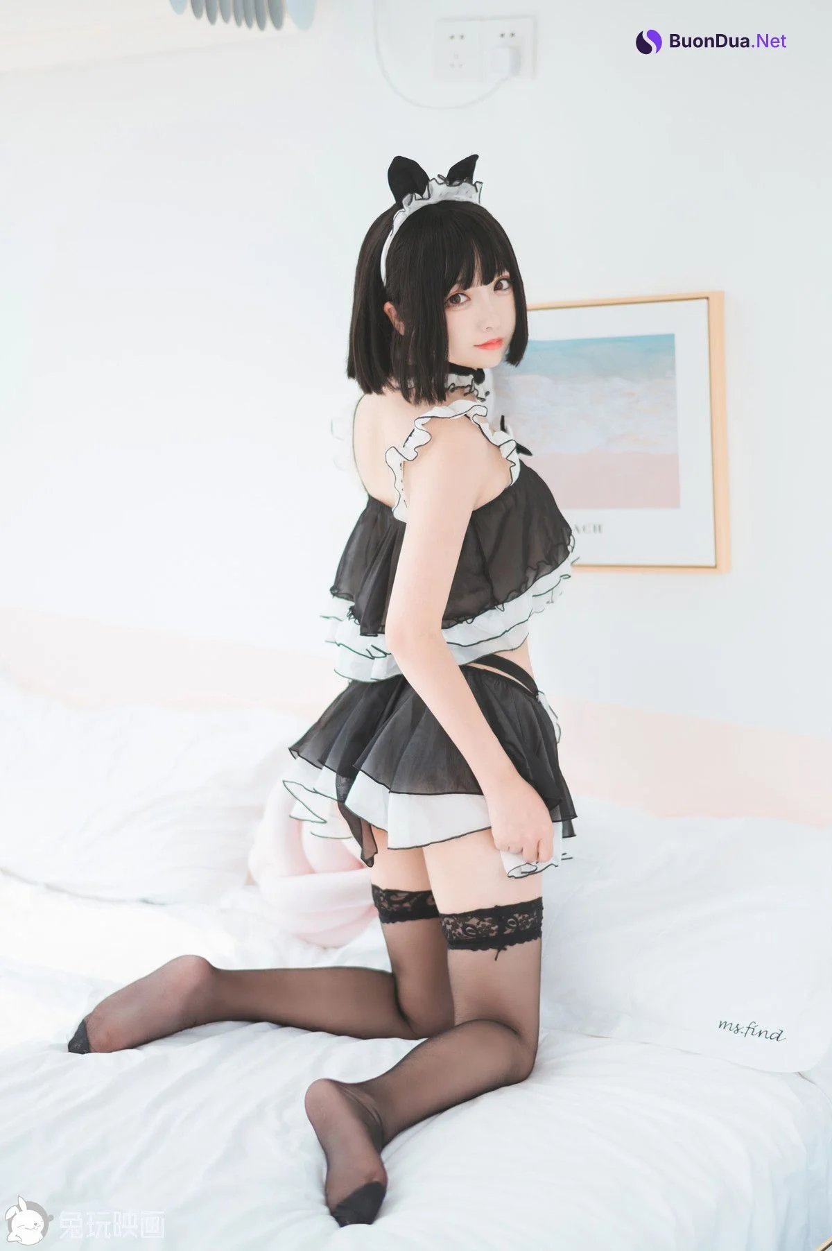 Cosplay 兔玩映画 黑丝猫耳 - Photo 7