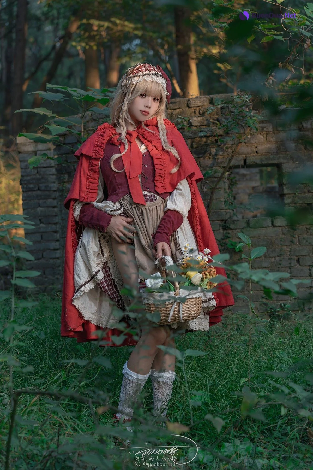 Cosplay 黏黏团子兔 迷途小红帽 - Photo 11