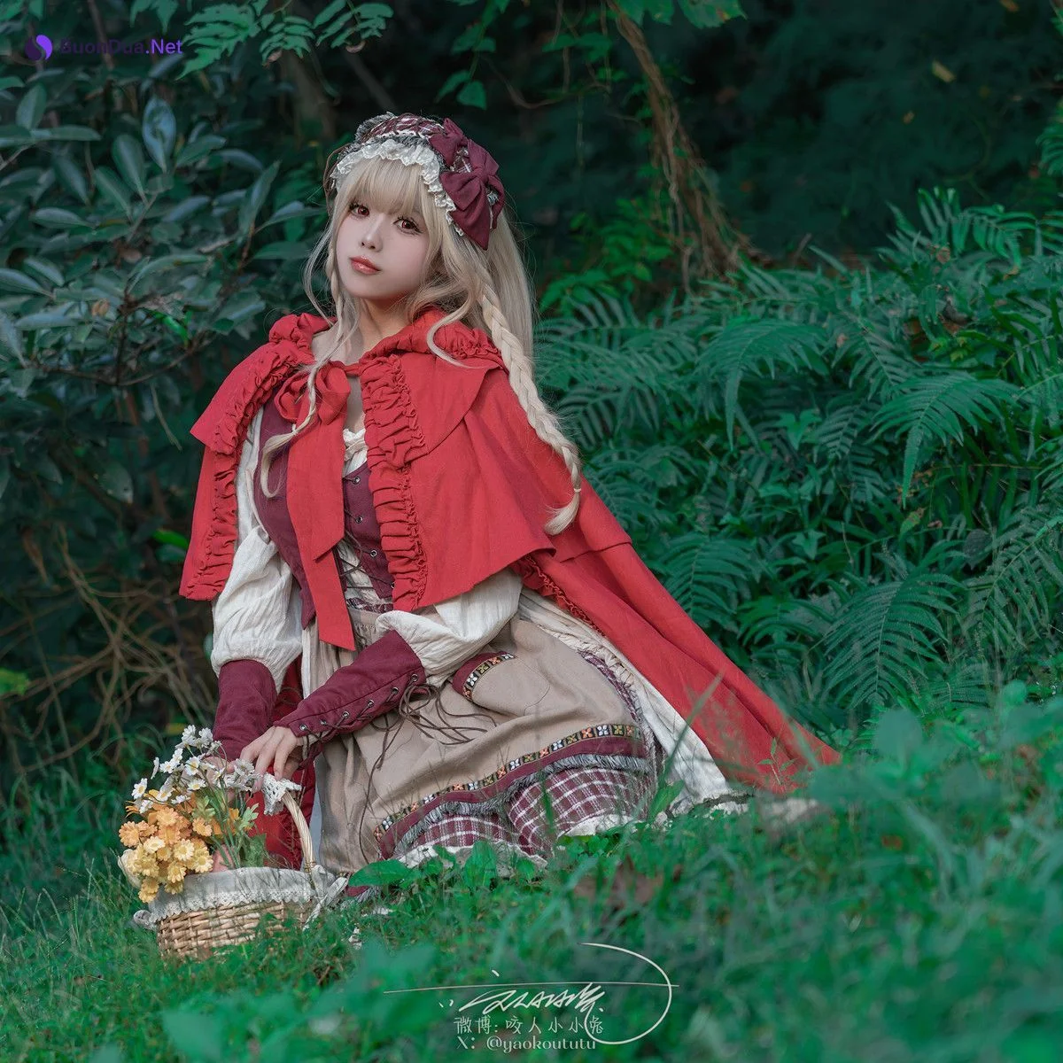 Cosplay 黏黏团子兔 迷途小红帽 - Photo 13