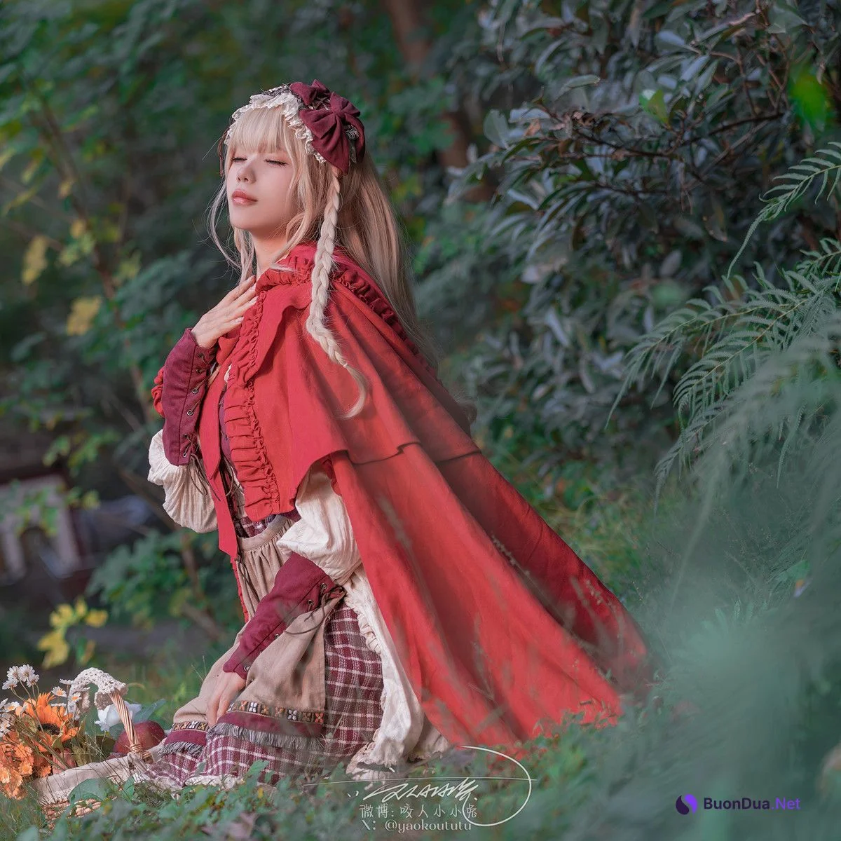 Cosplay 黏黏团子兔 迷途小红帽 - Photo 14