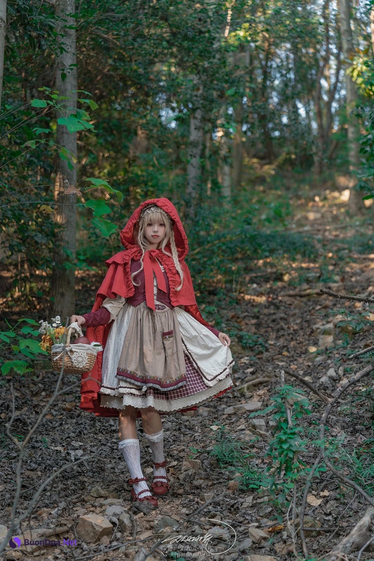Cosplay 黏黏团子兔 迷途小红帽 - Photo 3
