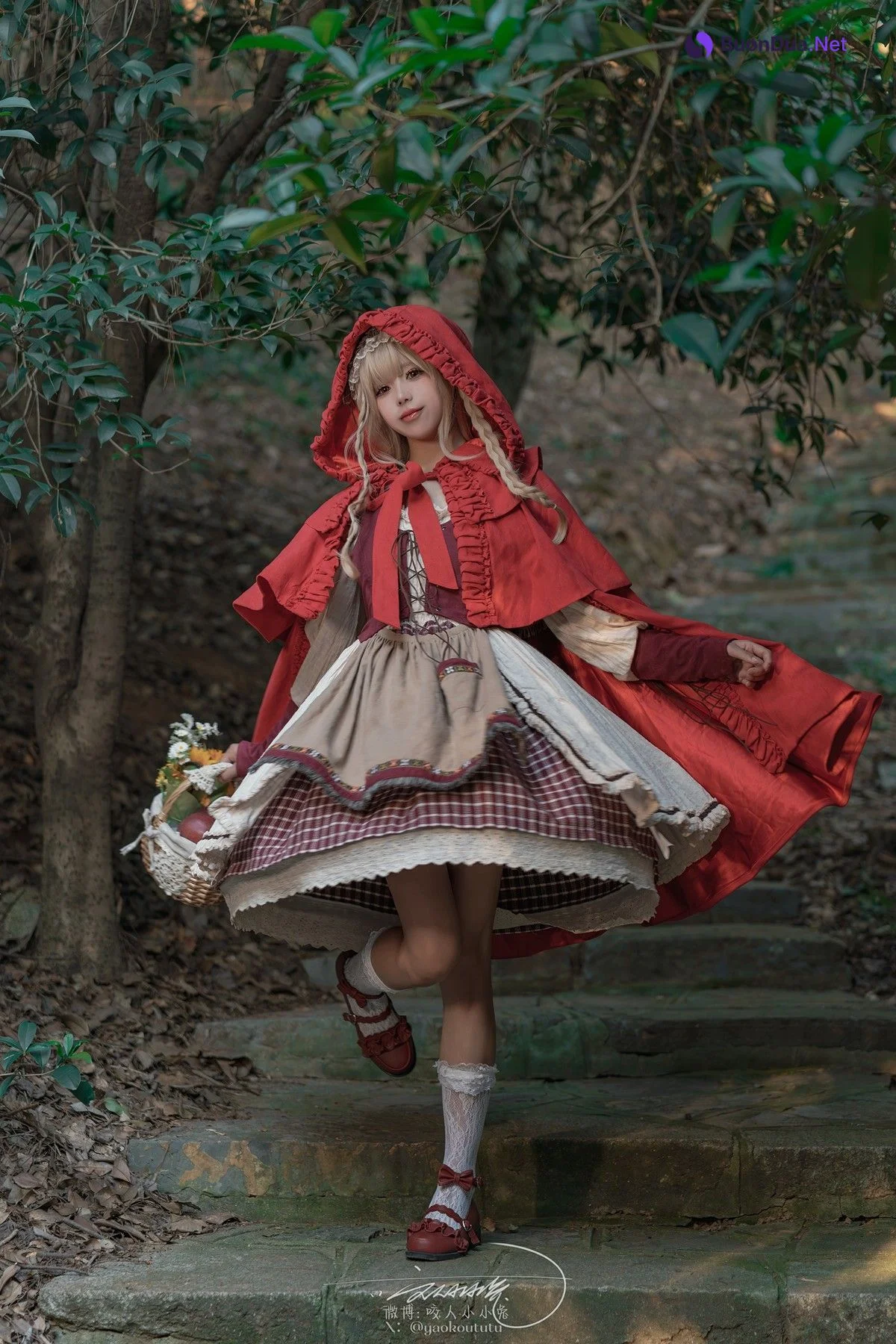 Cosplay 黏黏团子兔 迷途小红帽 - Photo 5