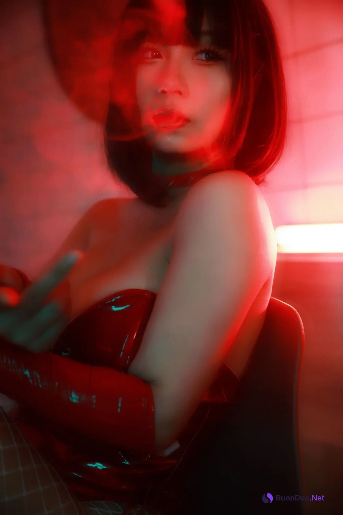 Cosplay 末夜787 红色兔女郎 - 写真 10